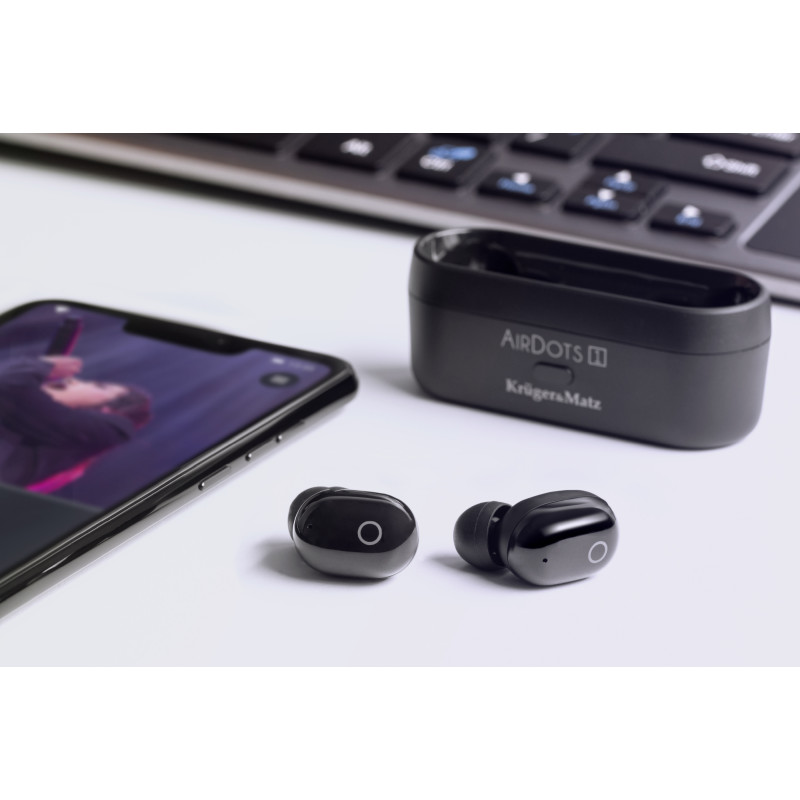 Bezprzewodowe słuchawki douszne TWS Kruger&Matz Air Dots 1
