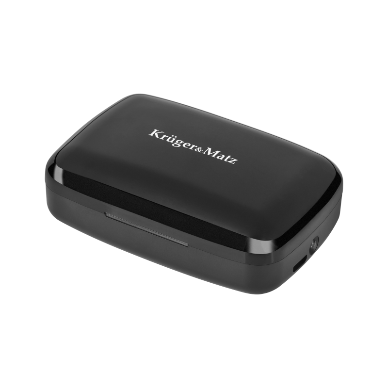 Bezprzewodowe słuchawki douszne z power bankiem Kruger&Matz M19