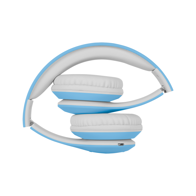 Bezprzewodowe słuchawki nauszne dla dzieci Kruger&Matz model Street Kids , kolor niebieski