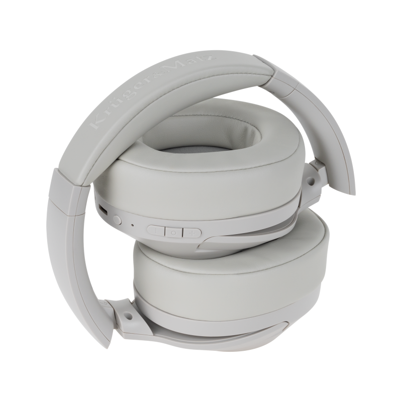 Bezprzewodowe słuchawki nauszne Kruger&Matz F2 , kolor szary