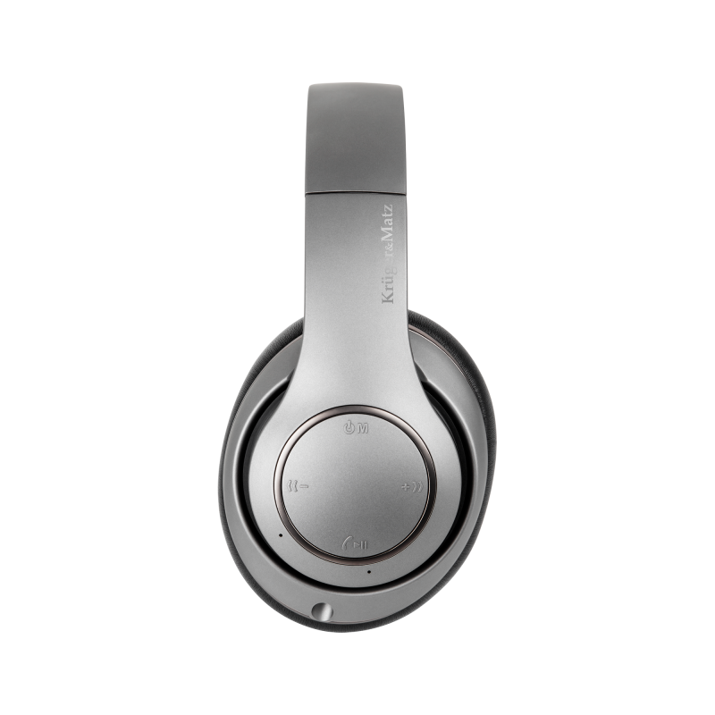 Bezprzewodowe słuchawki nauszne Kruger&Matz model Street 3 Wireless, kolor grafitowy