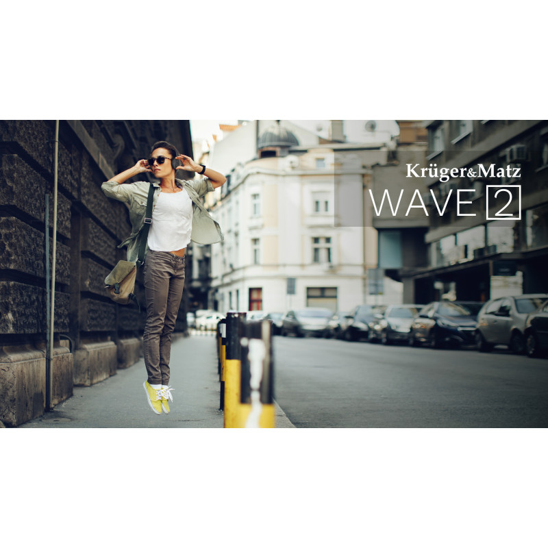 Bezprzewodowe słuchawki nauszne Kruger&Matz model Wave 2
