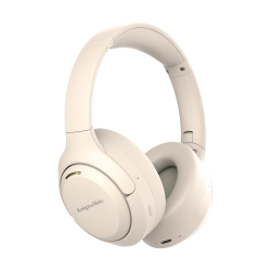 Bezprzewodowe słuchawki nauszne z ANC , Kruger&Matz F8A , beżowe
