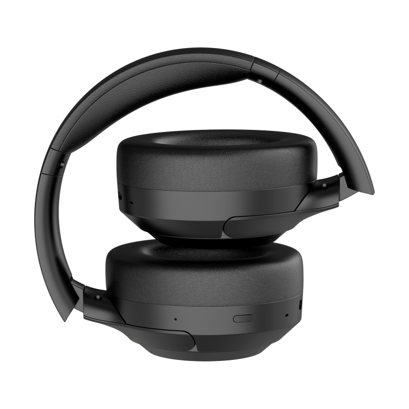 Bezprzewodowe słuchawki nauszne z ANC , Kruger&Matz F8A , czarne