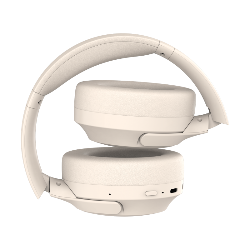 Bezprzewodowe słuchawki nauszne z ANC , Kruger&Matz Street 4 , beżowe