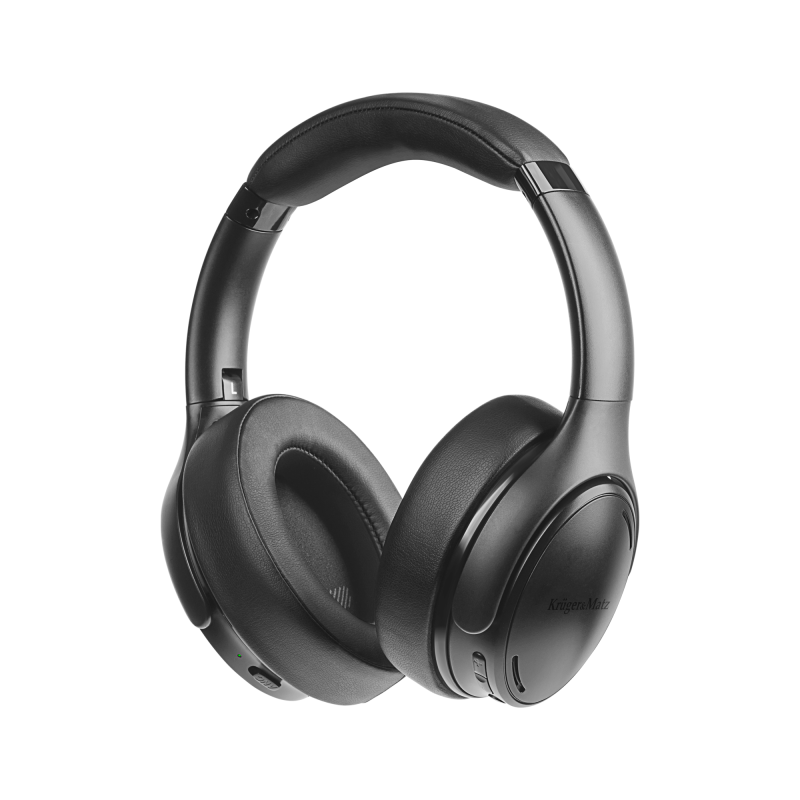 Bezprzewodowe słuchawki nauszne z ANC Kruger&Matz F3A