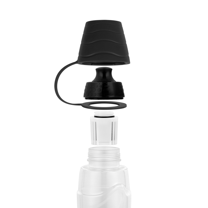 Butelka filtrująca TEESA PURE WATER BLACK