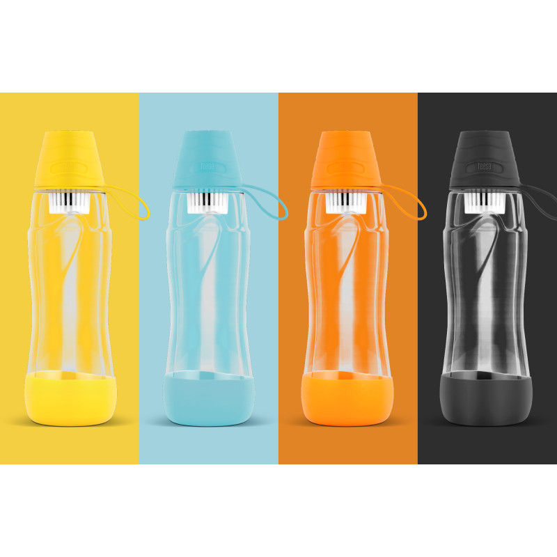 Butelka filtrująca TEESA PURE WATER BLACK