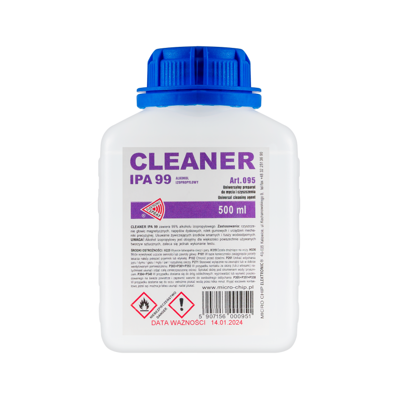 Cleanser IPA 99 500 ml MICROCHIP ART.095