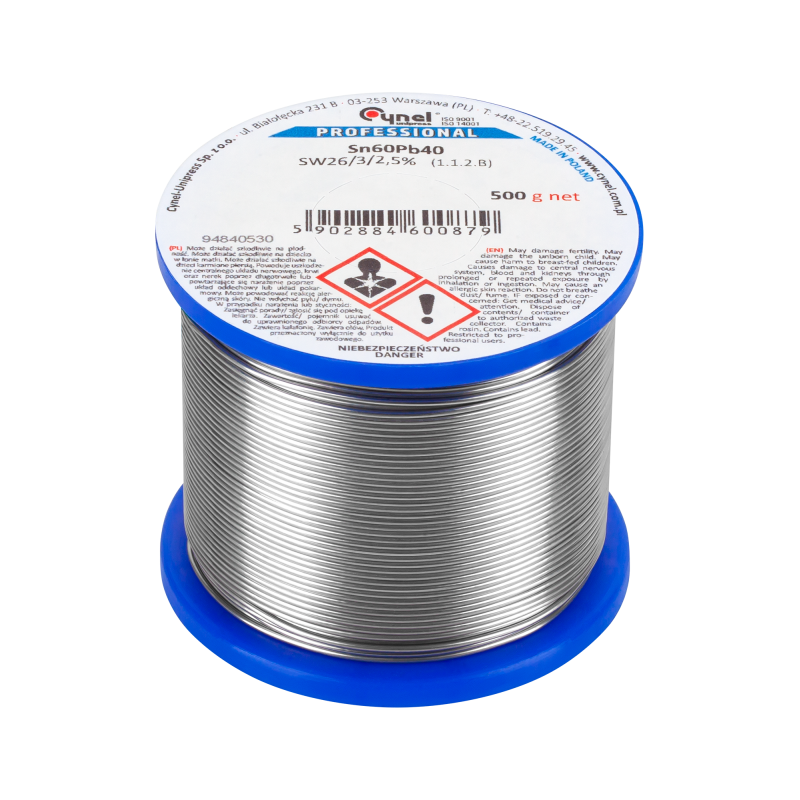 Cyna 0.50mm/500g Sn60Pb40 CYNEL
