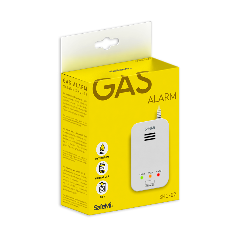 Czujnik Gazu SafeMi SHG-02
