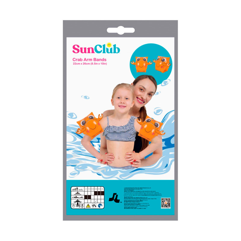 Dmuchane rękawki na basen SUNCLUB krab