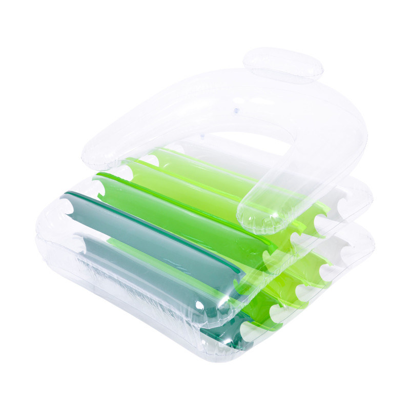 Dmuchany materac składany SUNCLUB zielony