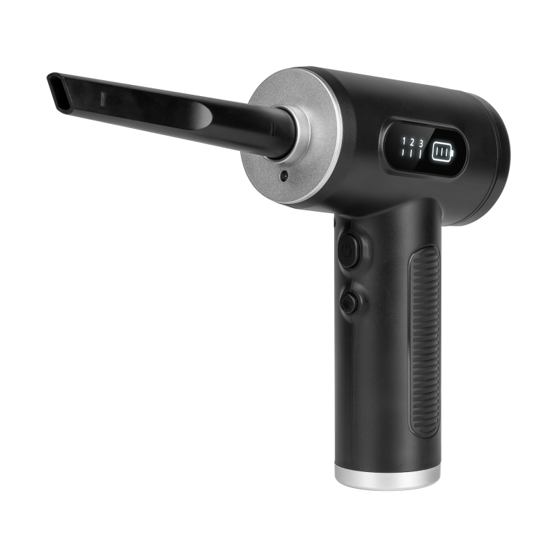 Dmuchawa , kompresor , 3 poziomy , latarka , 75W, 5 końcówek, bateria 6 000 mAh, TEESA