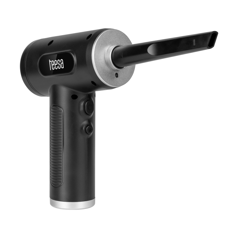 Dmuchawa , kompresor , 3 poziomy , latarka , 75W, 5 końcówek, bateria 6 000 mAh, TEESA