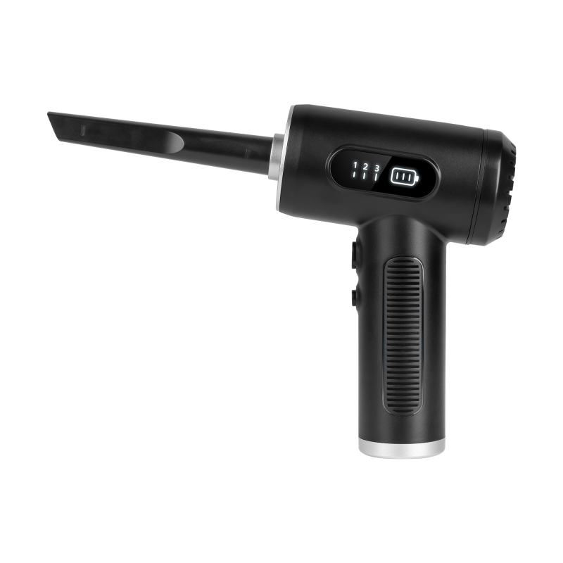 Dmuchawa , kompresor , 3 poziomy , latarka , 75W, 5 końcówek, bateria 6 000 mAh, TEESA