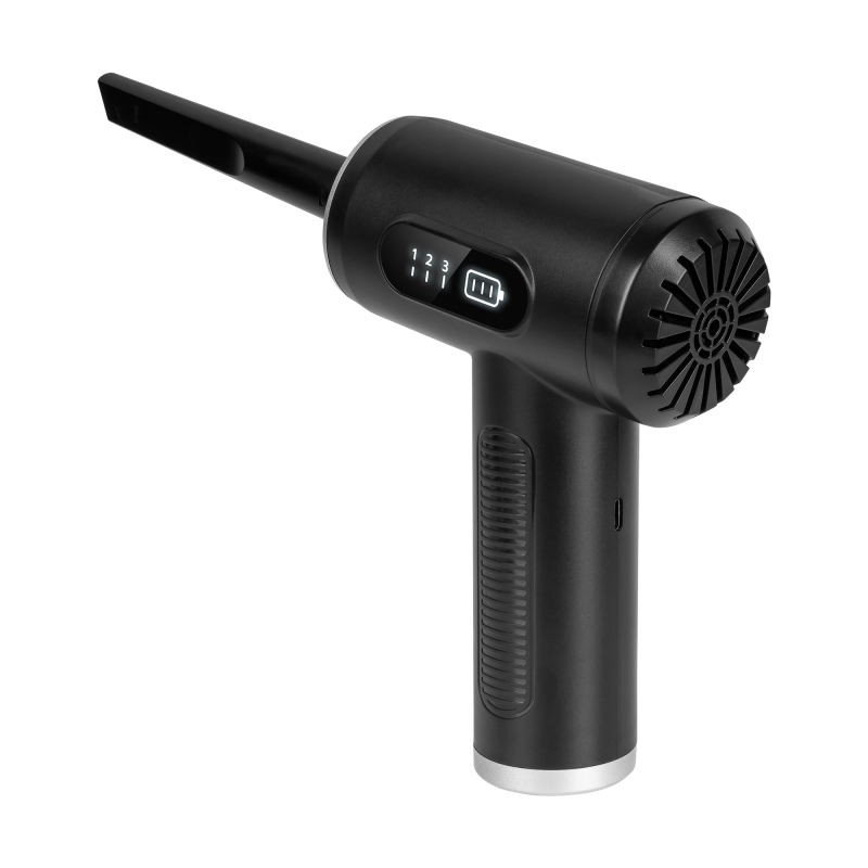 Dmuchawa , kompresor , 3 poziomy , latarka , 75W, 5 końcówek, bateria 6 000 mAh, TEESA