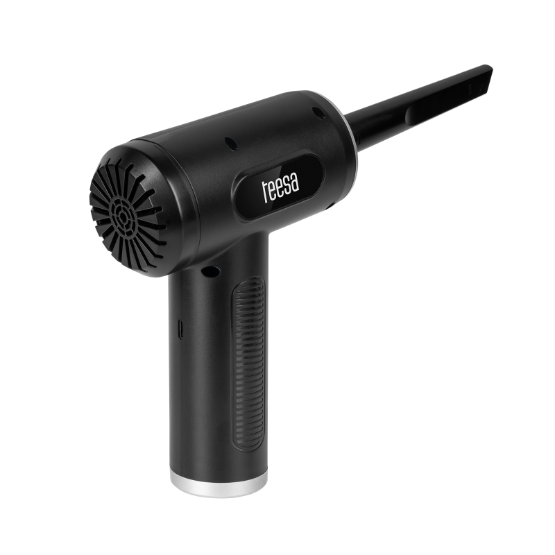 Dmuchawa , kompresor , 3 poziomy , latarka , 75W, 5 końcówek, bateria 6 000 mAh, TEESA