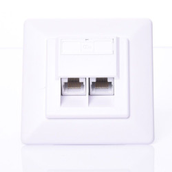 GNIAZDO PODTYNKOWE 2xRJ45 UTP KAT.5E ...