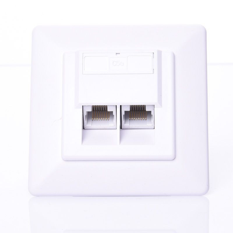 GNIAZDO PODTYNKOWE 2xRJ45 UTP KAT.5E ...