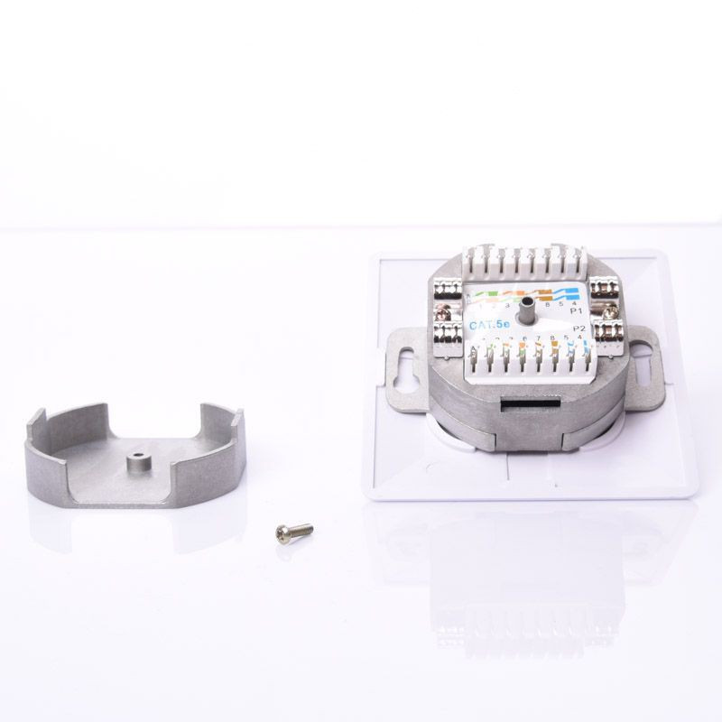 GNIAZDO PODTYNKOWE 2xRJ45 UTP KAT.5E ...