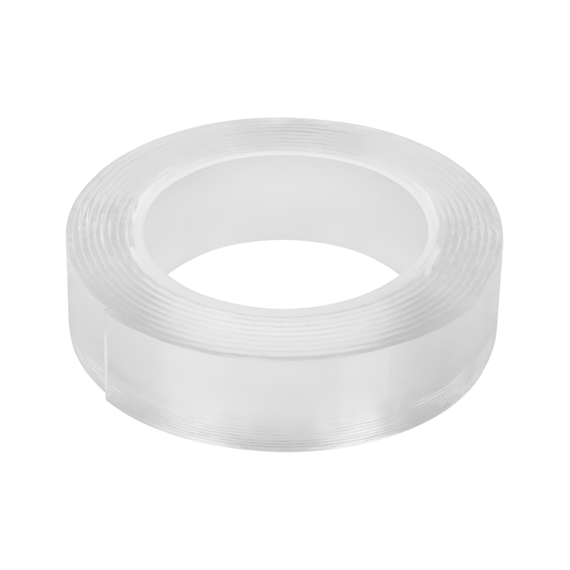 Dwustronna taśma montażowa nano wielokrotnego użytku REBEL (2 mm x 30 mm x 3 m) transparentna