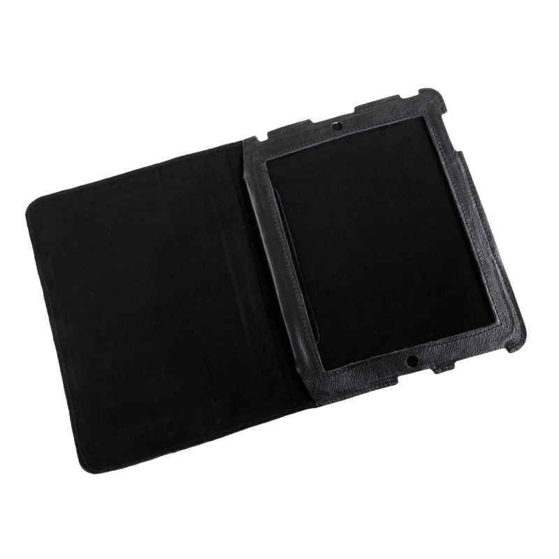 Etui dedykowane do Apple iPad 2 skóra czarne naturalna