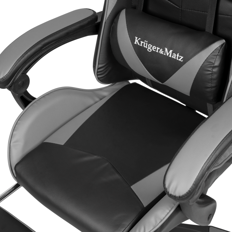 Fotel gamingowy Kruger&Matz GX-150 Czarno-szary