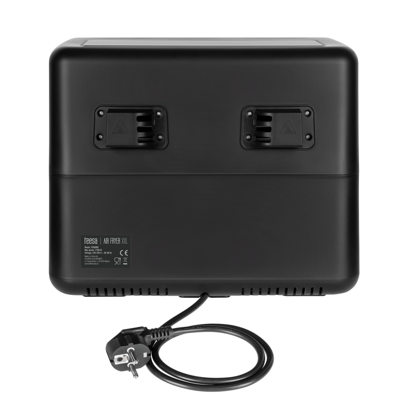 Frytkownica beztłuszczowa TEESA AIR FRYER DUAL POT XXL 8L 2700W