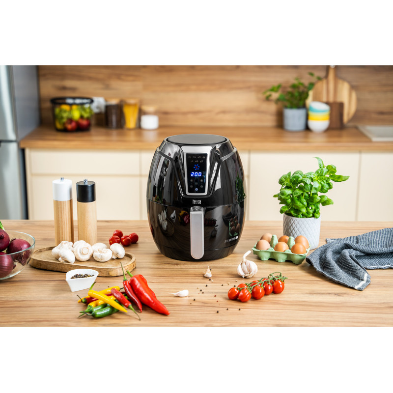 Frytkownica beztłuszczowa TEESA DIGITAL AIR FRYER 3,2L WHITE