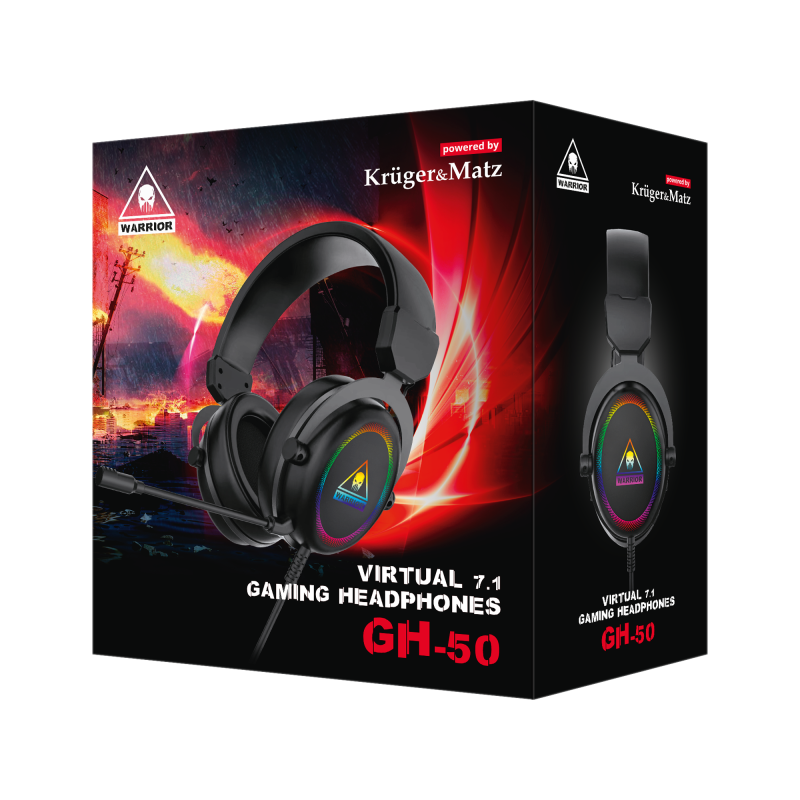 Gamingowe słuchawki nauszne Kruger&Matz Warrior GH-50