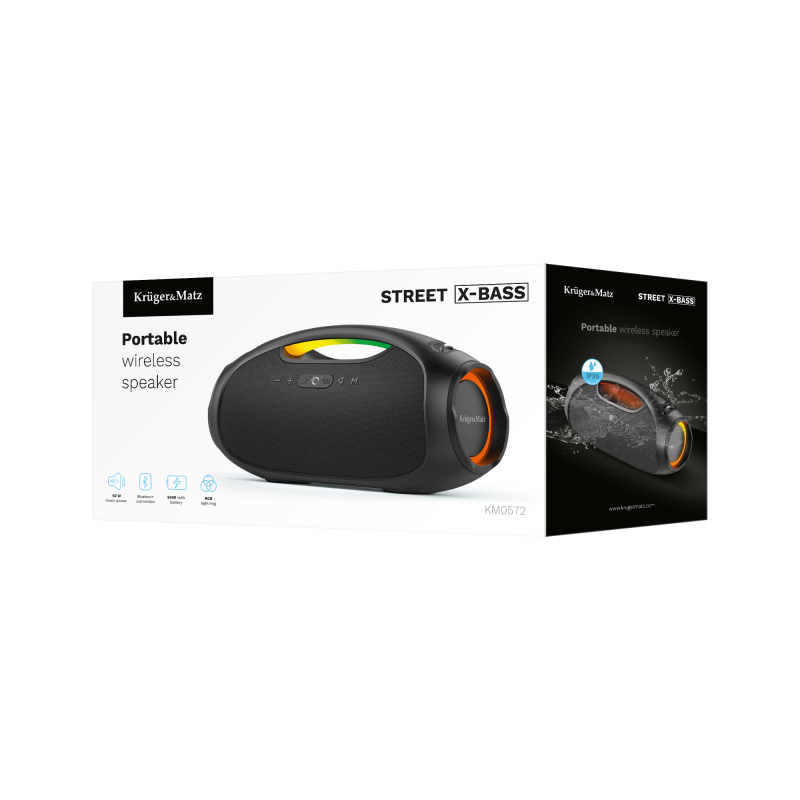 Głośnik bezprzewodowy Kruger&Matz Street X-BASS