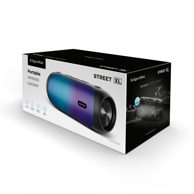 Głośnik bezprzewodowy Kruger&Matz Street XL , kolor czarny