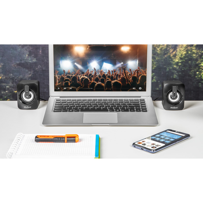 Głośniki komputerowe 2.0 Rebel CS-15