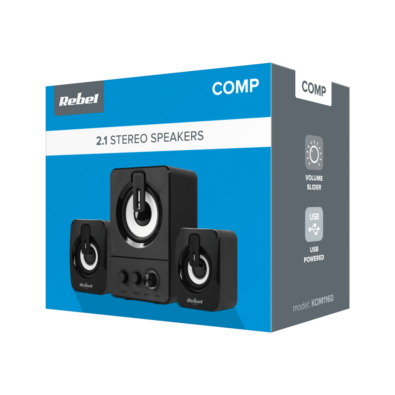 Głośniki komputerowe 2.1 Rebel CS-50