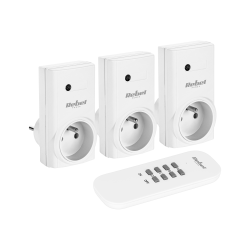 Gniazdo sieciowe Rebel sterowane pilotem (1+3)