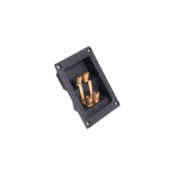 Gniazdo terminal głośnikowe 4xbanan