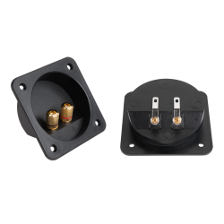 Gniazdo terminal głośnikowe x2 banan A