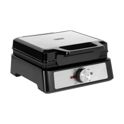 Gofrownica TEESA, 2 gofry, 1600W, inox, regulacja mocy