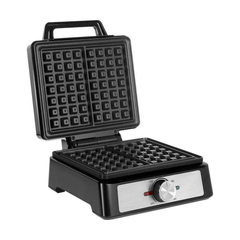 Gofrownica TEESA, 2 gofry, 1600W, inox, regulacja mocy