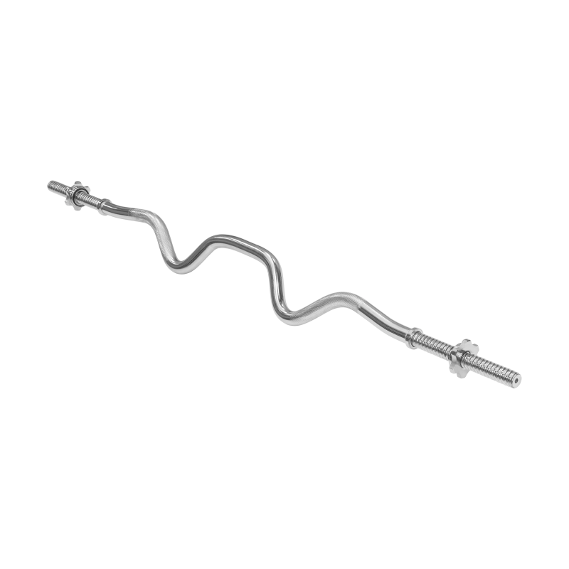 Gryf mocno łamany, sztanga 30mm 120cm 5.6kg max.170kg REBEL ACTIVE