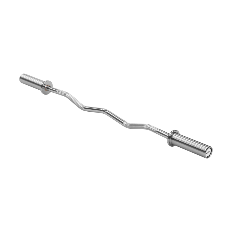 Gryf olimpijski łamany 50 mm z łożyskami, sztanga olimpijska łamana z łożyskami 120cm 9kg REBEL ACTIVE