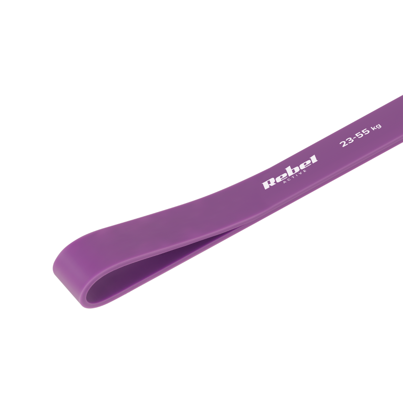 Guma do ćwiczeń lateksowa - Power Band PL-4, fioletowa 20-45 kg REBEL ACTIVE
