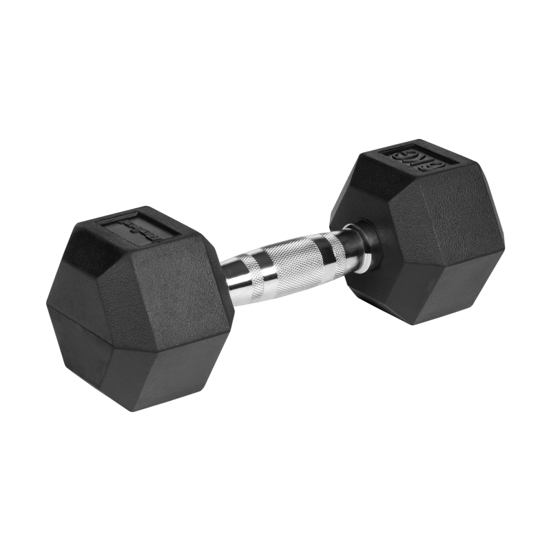 Hantle żeliwne gumowane HEX 2x6 kg REBEL ACTIVE