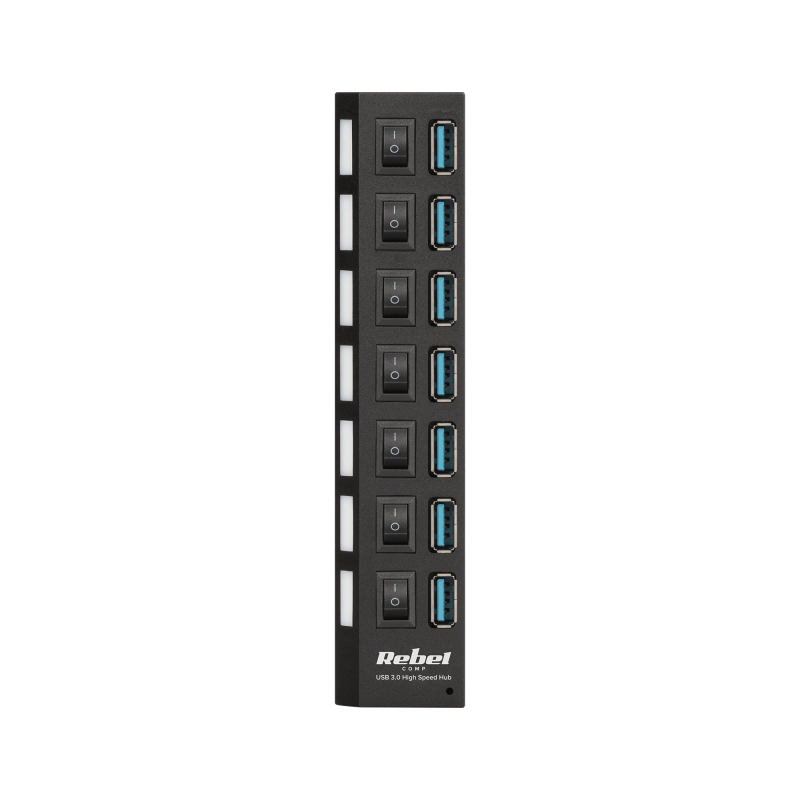 HUB USB 3.0 7 portowy Rebel