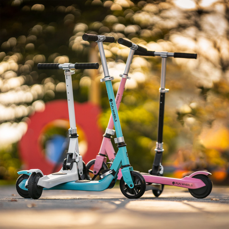 Hulajnoga elektryczna dla dzieci FUN WHEELS BLUE