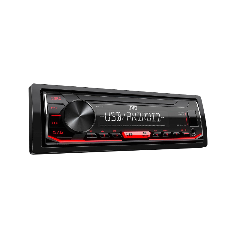 JVC KDX-162 Radio samochodowe USB RED