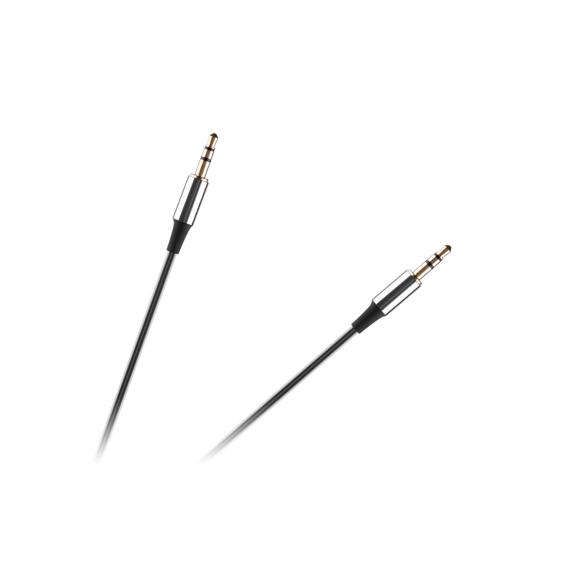 Kabel audio Jack 3.5 wtyk - wtyk REBEL spirala 100 cm