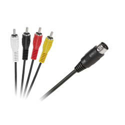 Kabel DIN-4 x RCA 1,8m