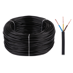 Kabel elektryczny OMY 3x1 300/300V czarny